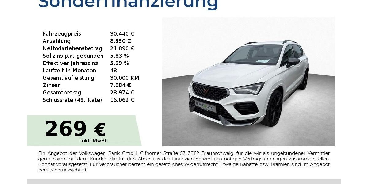 Cupra Ateca 51.600 km 30.440 &euro; Roth 91154