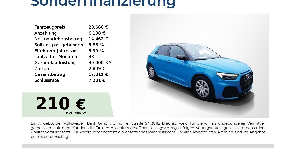 Audi A1 85.550 km 20.660 &euro; Nürnberg 90431