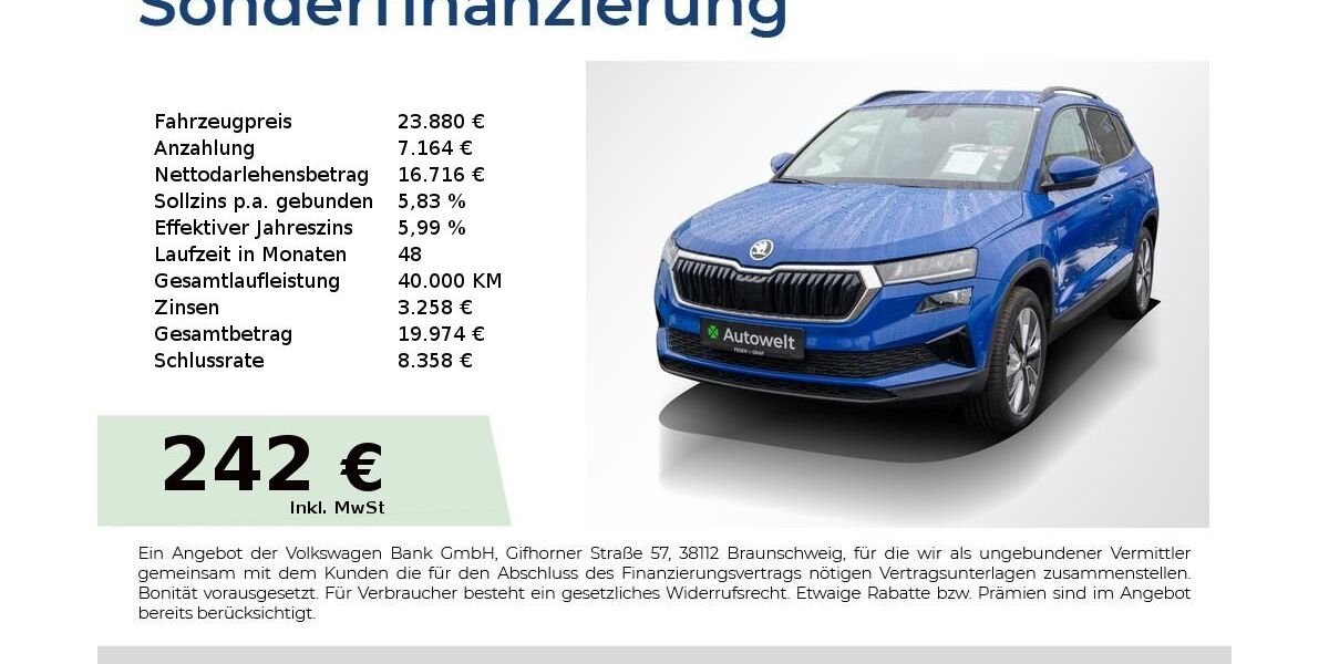 Skoda Karoq 84.350 km 22.950 &euro; Nürnberg 90431
