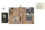 Etagenwohnung Nürnberg Gaismannshof - 2 Zimmer, 56 m&sup2;, 850&euro; | Angebot:25672895