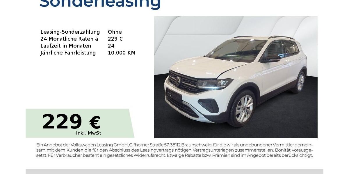 VW T-Cross 17.650 km 23.440 &euro; Erlangen 91058