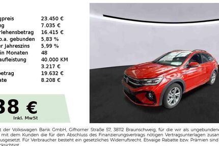 VW Taigo 41.850 km 22.950 &euro; Nürnberg 90431