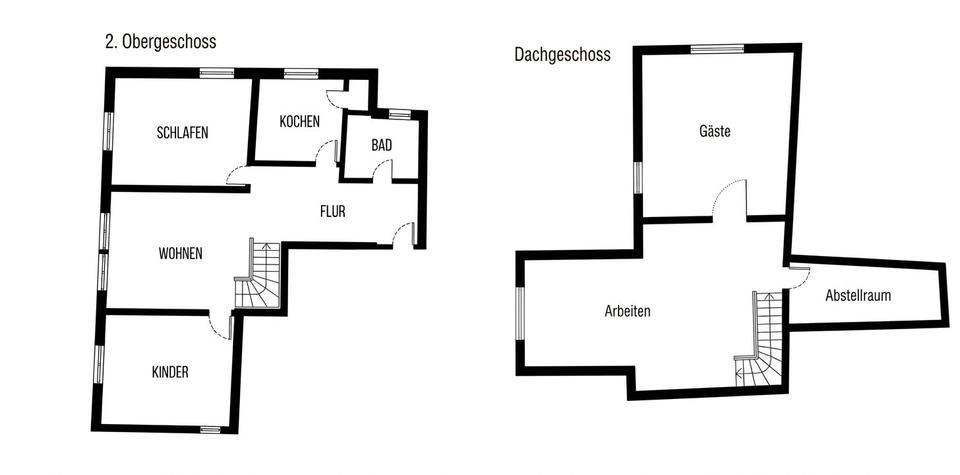 Maisonettenwohnung Fürth Altstadt - 5 Zimmer, 112 m&sup2;, 1.190&euro; | Angebot:27594344