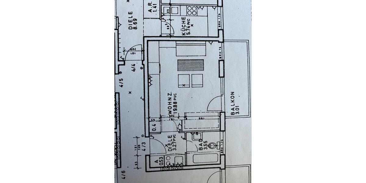 Etagenwohnung Nürnberg Rabus - 1 Zimmer, 31 m&sup2;, 119.000&euro; | Angebot:27153957