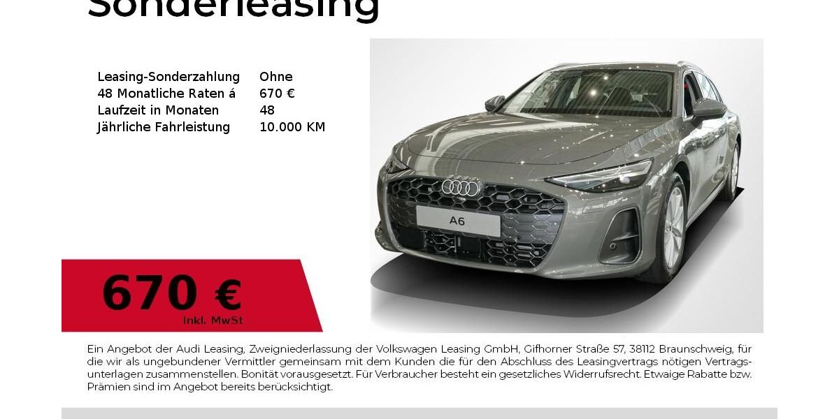Audi A6 3.500 km 58.880 &euro; Nürnberg 90411