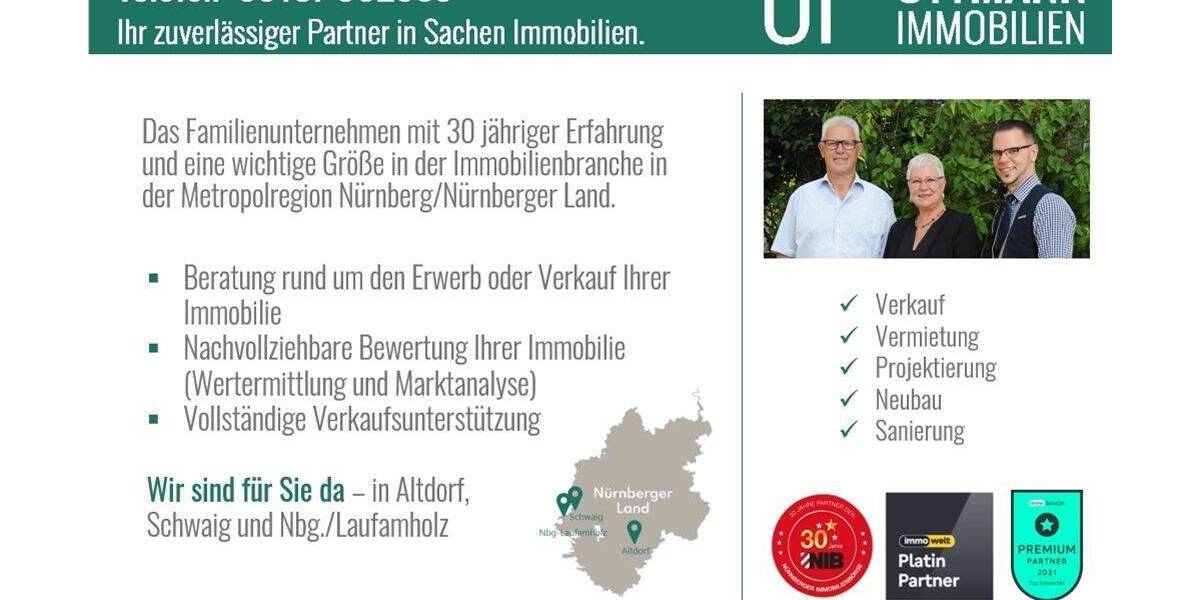 Gewerbeobjekt Leinburg Weißenbrunn - 6 Zimmer, 295 m&sup2;, 1.100&euro; | Angebot:25736779