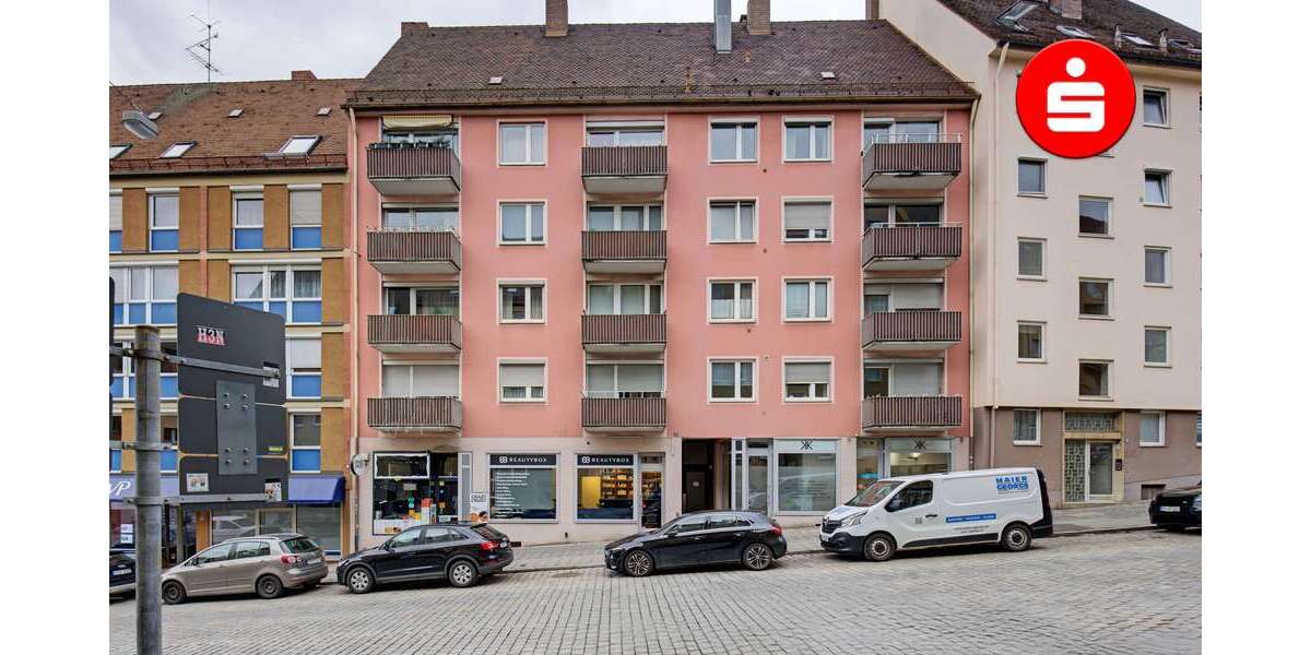 Etagenwohnung Nürnberg Altstadt, St. Lorenz - 3 Zimmer, 67 m&sup2;, 270.000&euro; | Angebot:25853120
