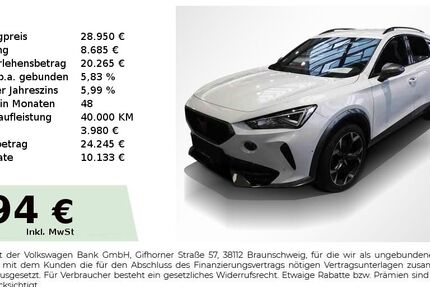 Cupra Formentor 26.850 km 28.950 &euro; Nürnberg 90431