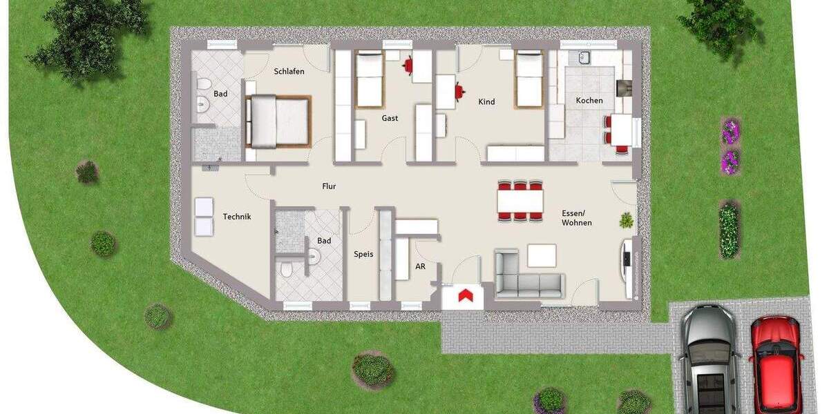 Bungalow Fürth Oberfürberg - 4 Zimmer, 113 m&sup2;, 650.000&euro; | Angebot:25671029