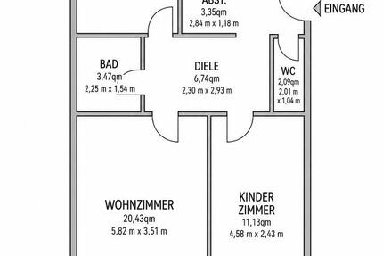 Wohnung Nürnberg Gibitzenhof - 3 Zimmer, 70 m&sup2;, 230.000&euro; | Angebot:27226270