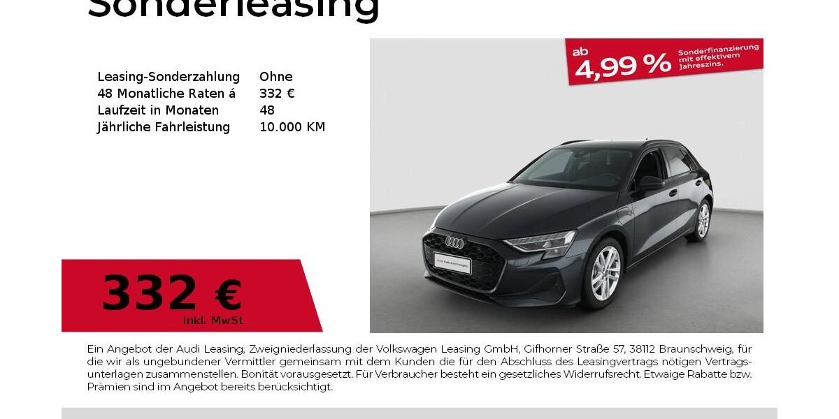 Audi A3 4.053 km 36.770 &euro; Nürnberg 90441