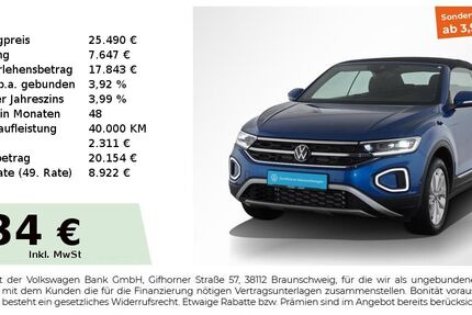 VW T-Roc 9.100 km 24.480 &euro; Nürnberg 90441