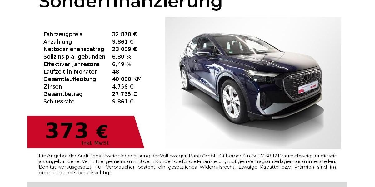 Audi Q4 e-tron 35.900 km 32.870 &euro; Nürnberg 90411