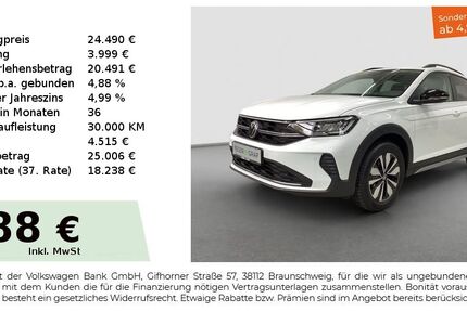 VW Taigo 1.089 km 23.710 &euro; Fürth 90763