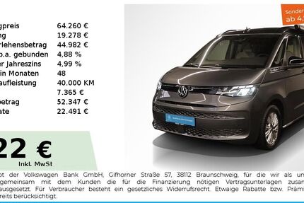 VW T7 California 17.250 km 64.260 &euro; Nürnberg 90441