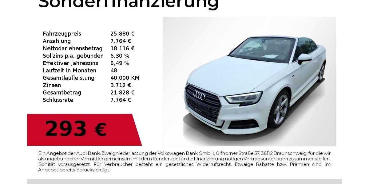 Audi A3 84.990 km 25.880 &euro; Nürnberg 90411
