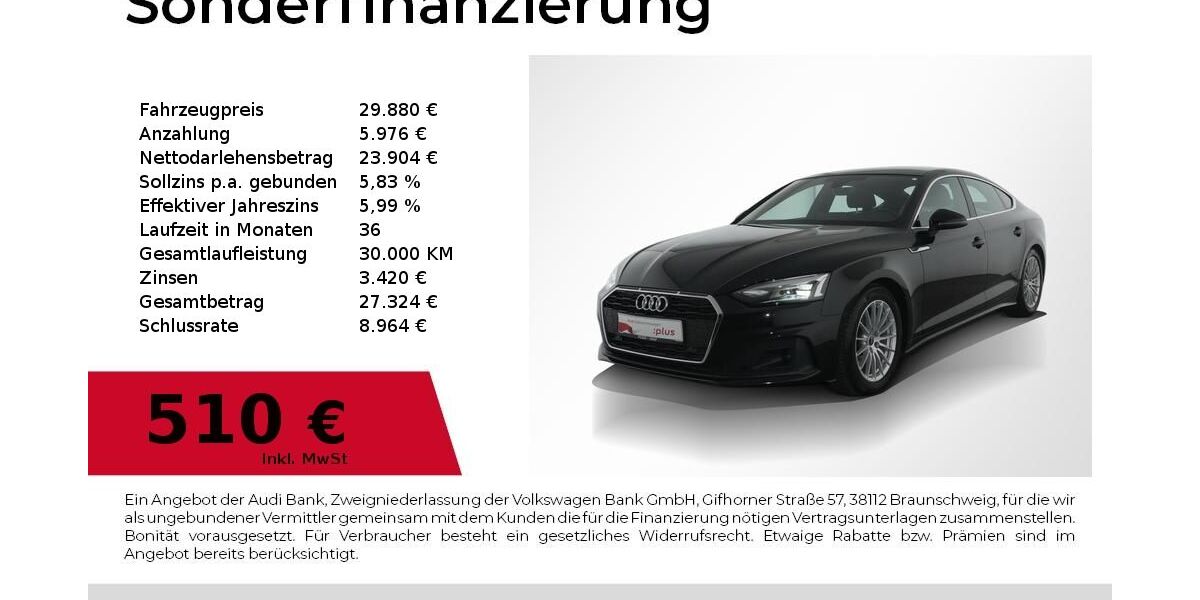 Audi A5 67.422 km 28.880 &euro; Nürnberg 90441