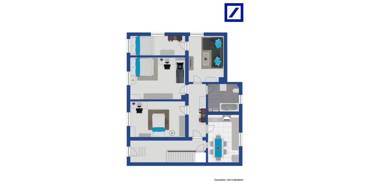 Etagenwohnung Schwabach - 4 Zimmer, 80 m&sup2;, 169.000&euro; | Angebot:25779481