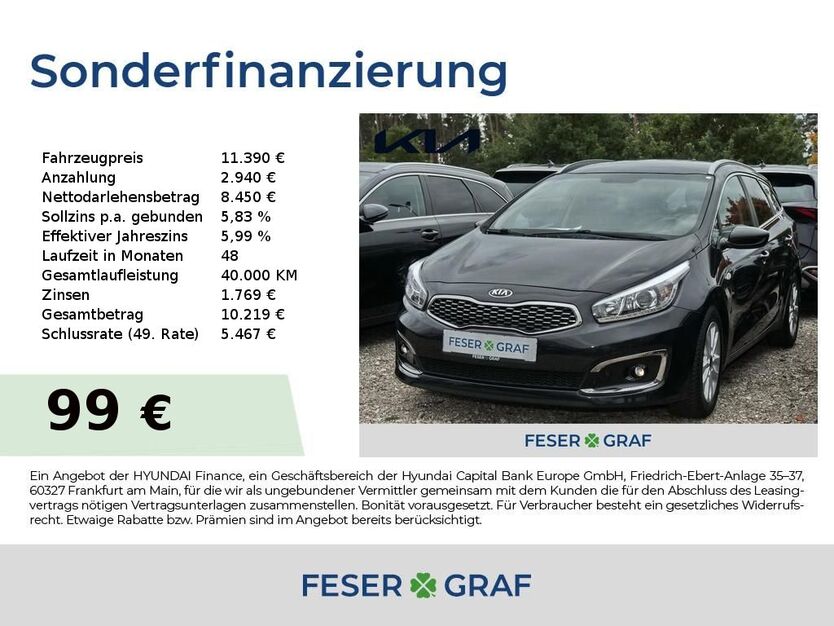 Kia ceed Sportswagon 139.300 km 11.390 € Roth 91154