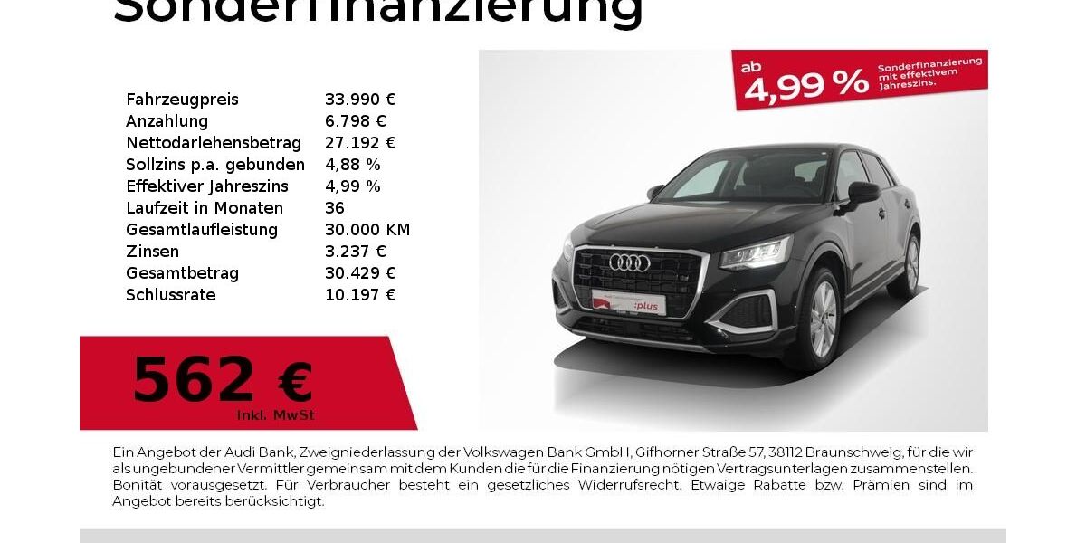 Audi Q2 22.652 km 33.990 &euro; Nürnberg 90441