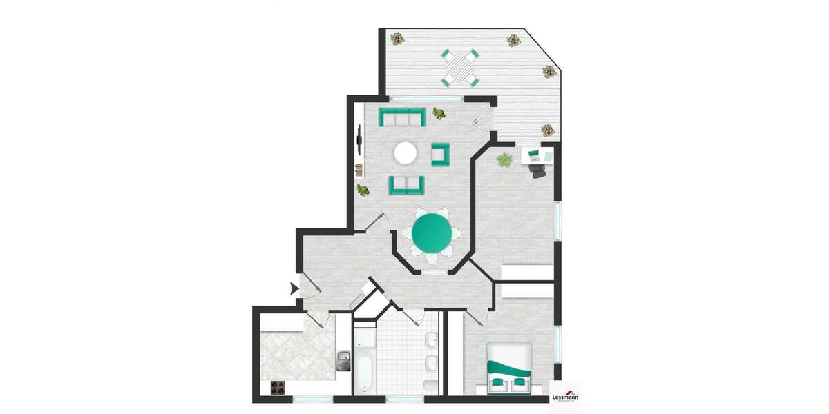 Etagenwohnung Leinburg - 3 Zimmer, 104 m&sup2;, 395.000&euro; | Angebot:26578051