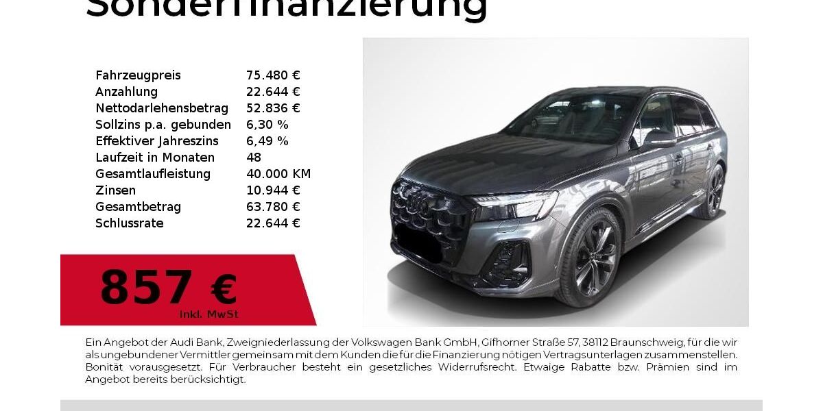 Audi Q7 13.100 km 75.480 &euro; Nürnberg 90411