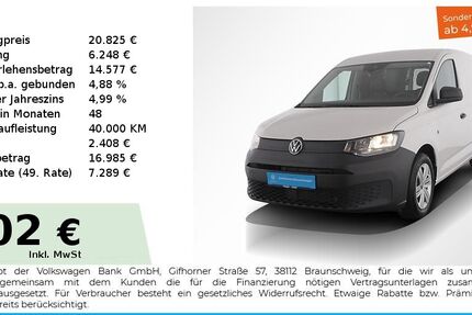 VW Caddy 11.450 km 20.825 € Nürnberg 90441