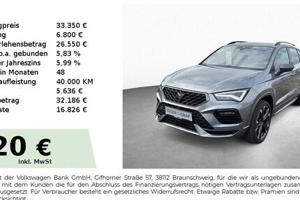 Cupra Ateca 13.700 km 33.350 &euro; Schwabach 91126