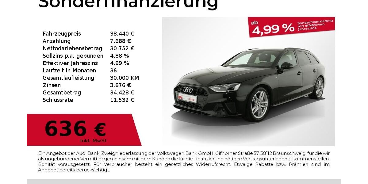 Audi A4 34.418 km 37.980 &euro; Nürnberg 90441