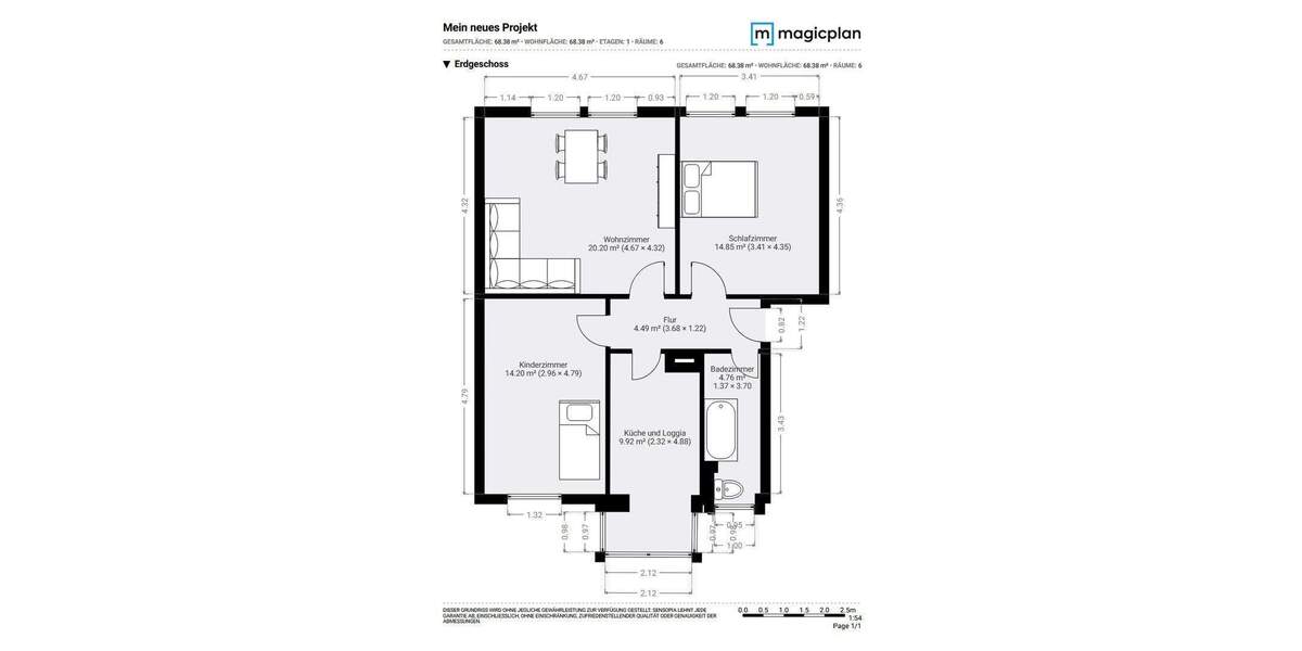 Gepflegte 3-Zimmer-Wohnung mit Garage - Bad & Leitungen erneuert, hohe Rücklagen 3 zimmer