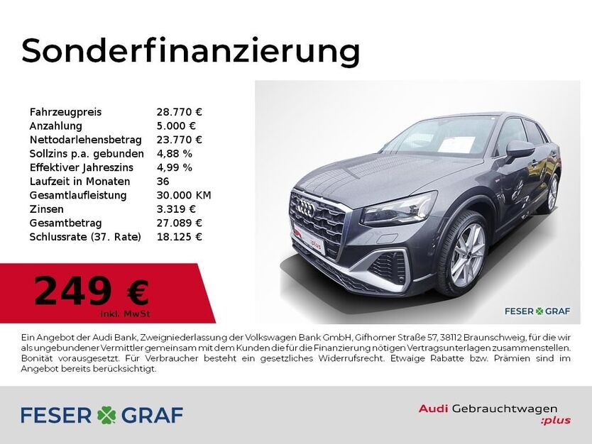 Audi Q2 25.500 km 28.440 € Lauf an der Pegnitz 91207