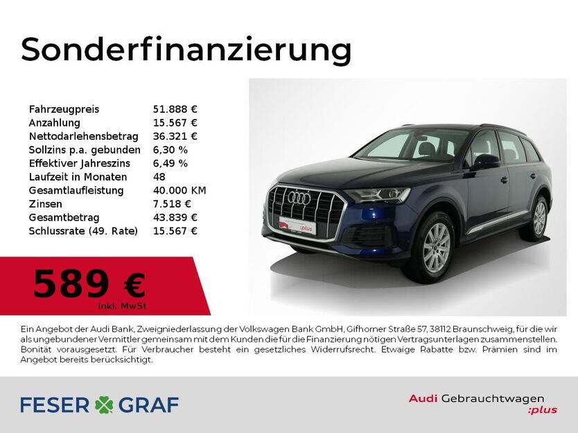Audi Q7 67.800 km 51.888 € Nürnberg 90411