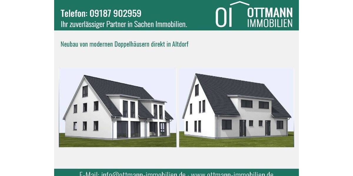 Doppelhaushälfte Altdorf b. Nürnberg Altdorf - 5 Zimmer, 130 m&sup2;, 560.000&euro; | Angebot:26779125