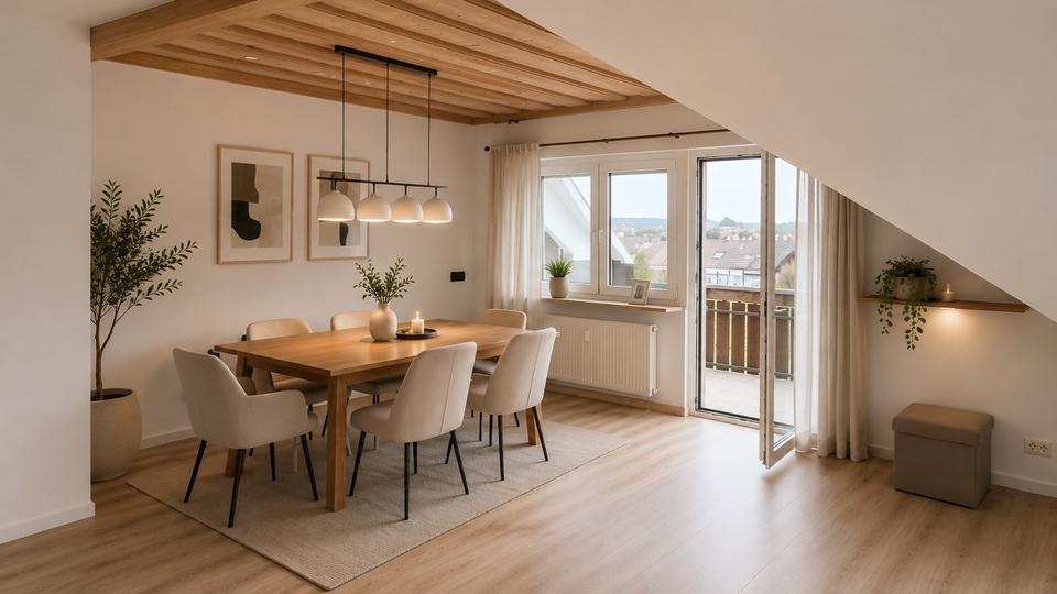 Dachgeschoßwohnung Heroldsberg - 2 Zimmer, 51 m&sup2;, 199.000&euro; | Angebot:26816544