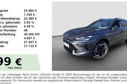 Cupra Formentor 8.290 km 29.880 &euro; Cadolzburg 90556