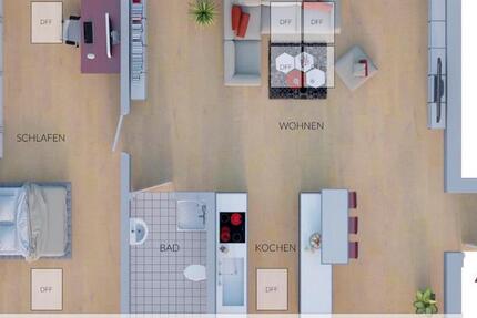 Wohnung Forchheim - 2 Zimmer, 50 m&sup2;, 550&euro; | Angebot:27609801
