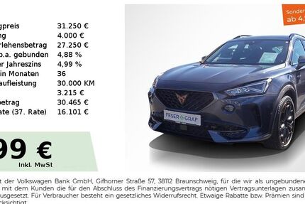 Cupra Formentor 20.450 km 31.250 € Lauf an der Pegnitz 91207