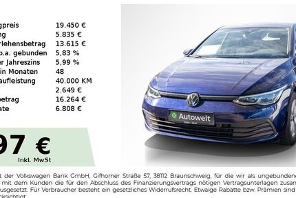 VW Golf 48.350 km 18.940 &euro; Nürnberg 90431