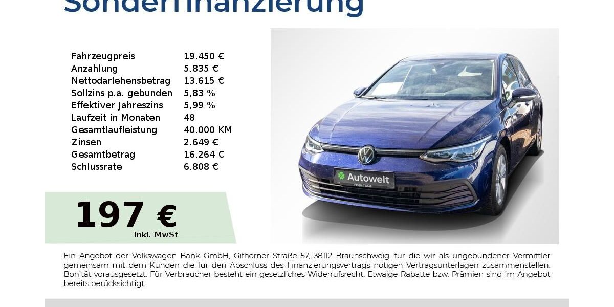 VW Golf 48.350 km 18.940 &euro; Nürnberg 90431