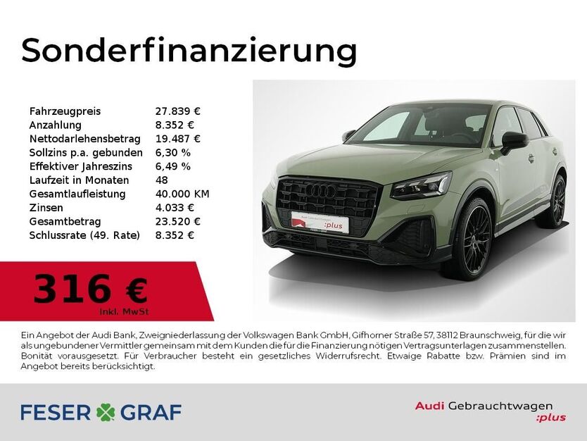 Audi Q2 46.500 km 27.839 € Nürnberg 90411
