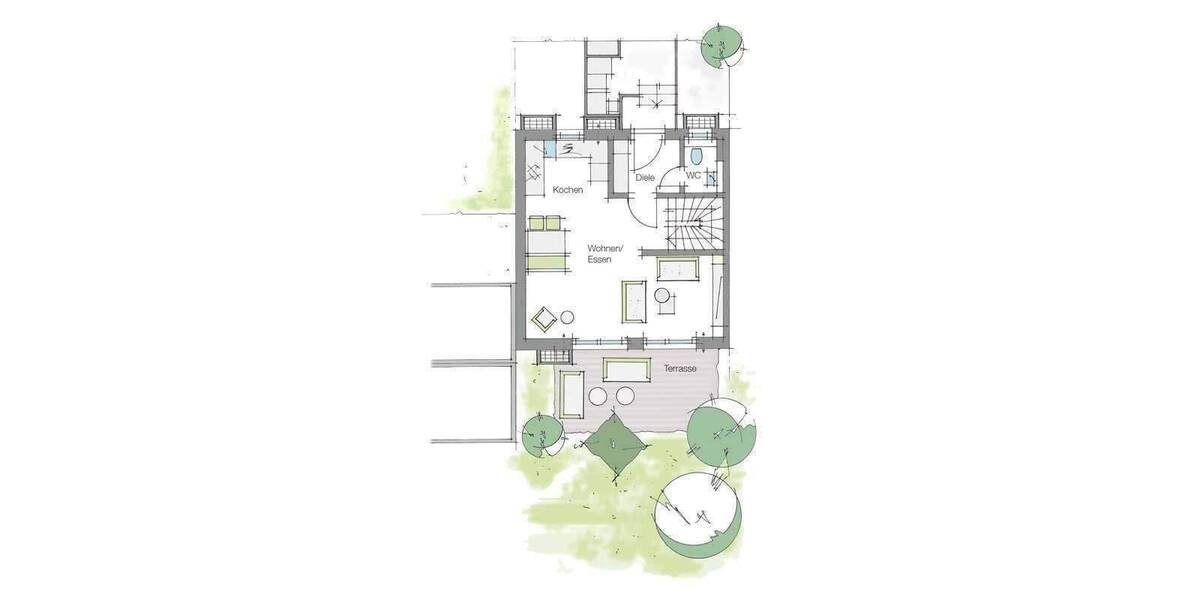 Reihenmittelhaus Erlangen Büchenbach - 5 Zimmer, 116 m&sup2;, 645.000&euro; | Angebot:26835176