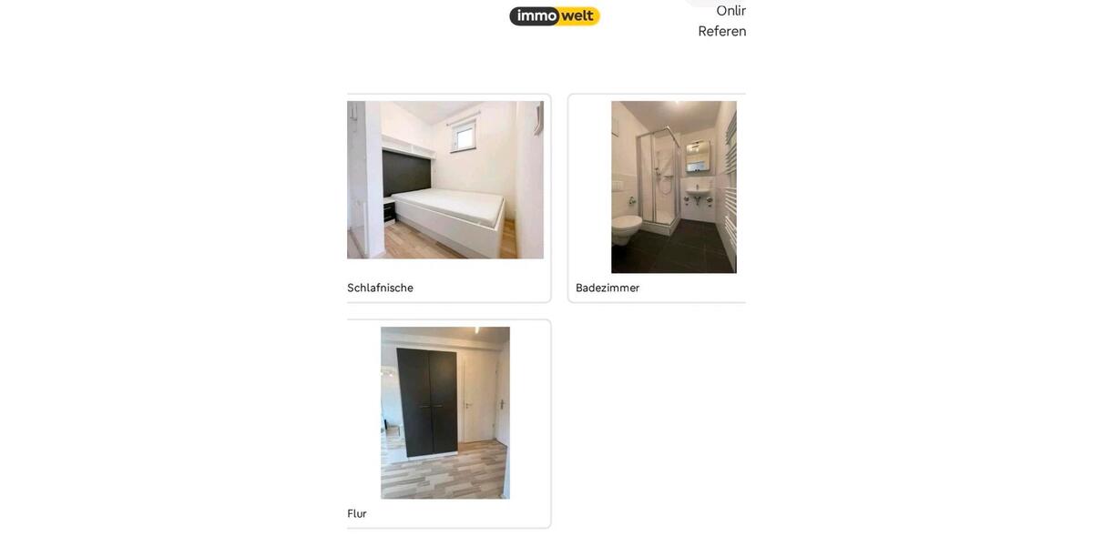 1,5 Zi Möbliertes Apartment mit EBK 1 zimmer