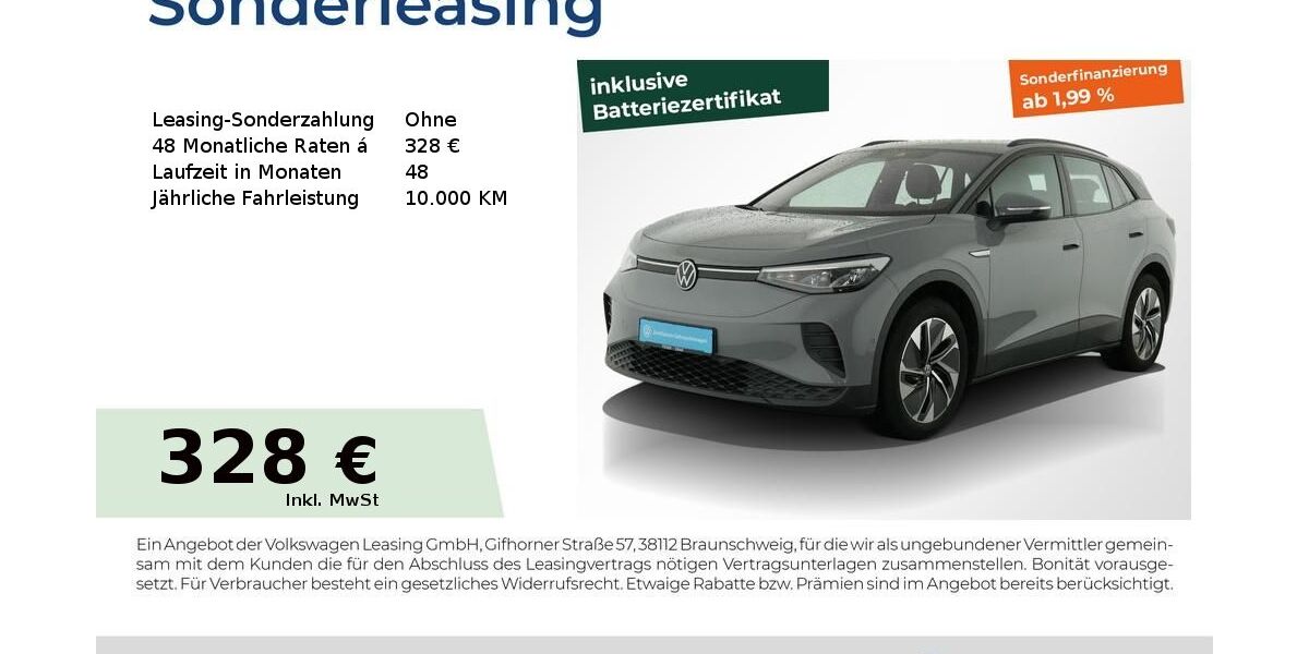 VW ID.4 30.124 km 25.750 € Nürnberg 90411