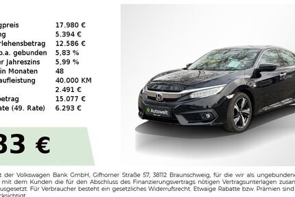 Honda Civic 52.000 km 17.980 &euro; Nürnberg 90431