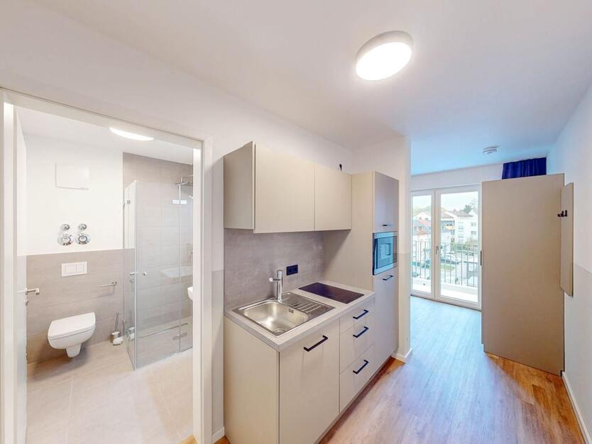 Toll geschnittenes 1-Zimmer-Apartment im Lichtenreuth Quartier zimmer