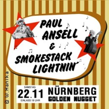 Paul Ansell & Smokestack Lightnin´ 22.11.2025 Golden Nugget Nürnberg