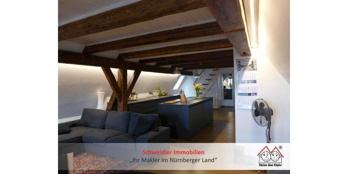 Etagenwohnung Lauf - 2 Zimmer, 90 m&sup2;, 1.320&euro; | Angebot:25699407