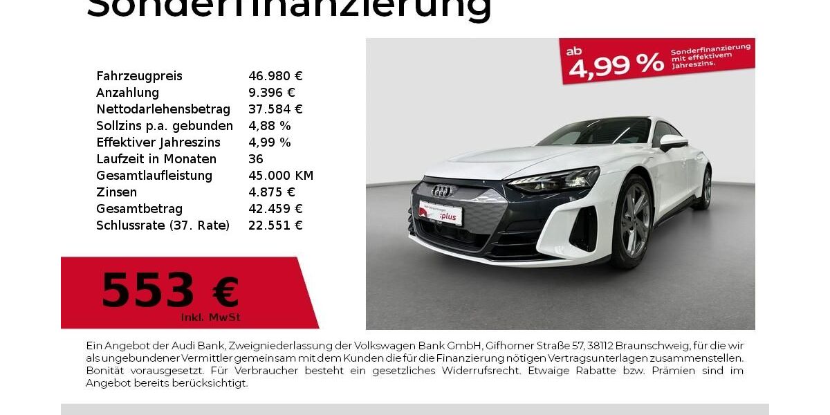 Audi e-tron GT 51.343 km 46.980 &euro; Fürth 90763