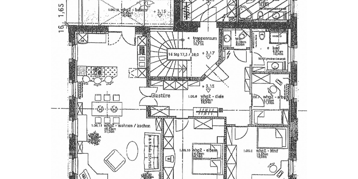 Etagenwohnung Nürnberg Reichelsdorf - 4 Zimmer, 124 m&sup2;, 1.200&euro; | Angebot:26686742