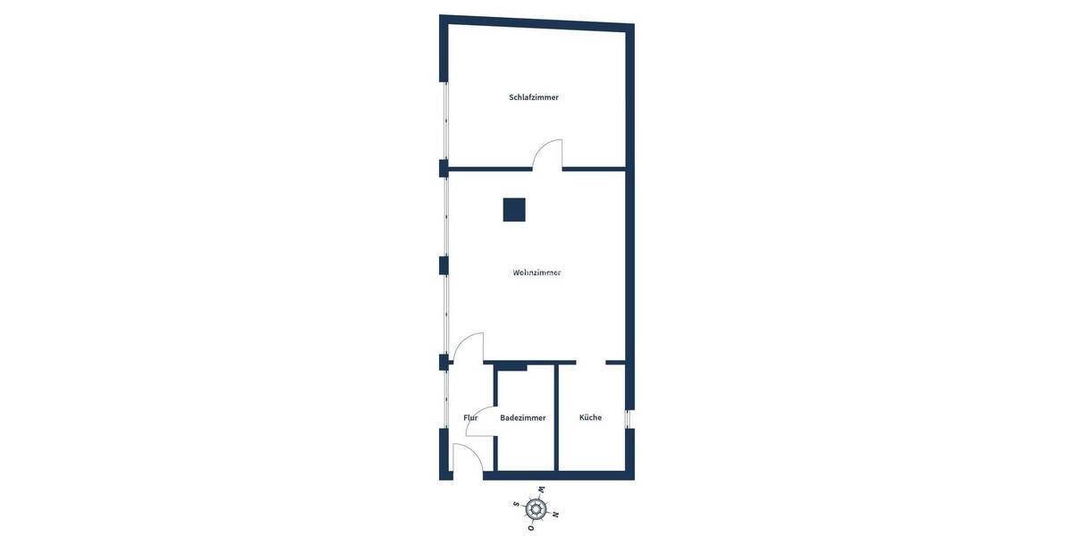 Etagenwohnung Nürnberg Sebald - 2 Zimmer, 55 m&sup2;, 249.000&euro; | Angebot:26817257
